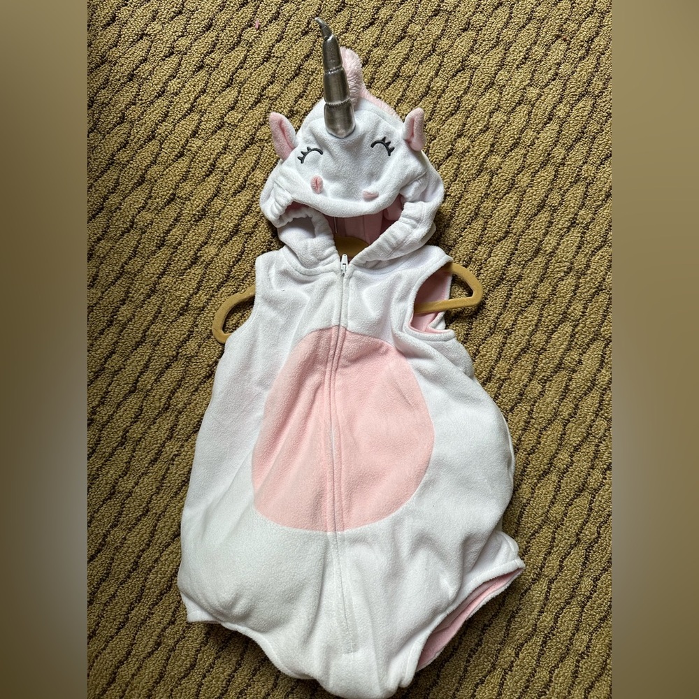 Baby/toddler unicorn costume - size 12 months -Carter's brand